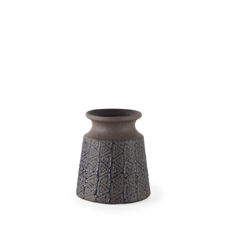 Vase de table Mahaney, H 5,5 po x l 4,7 po x P 4,7 po