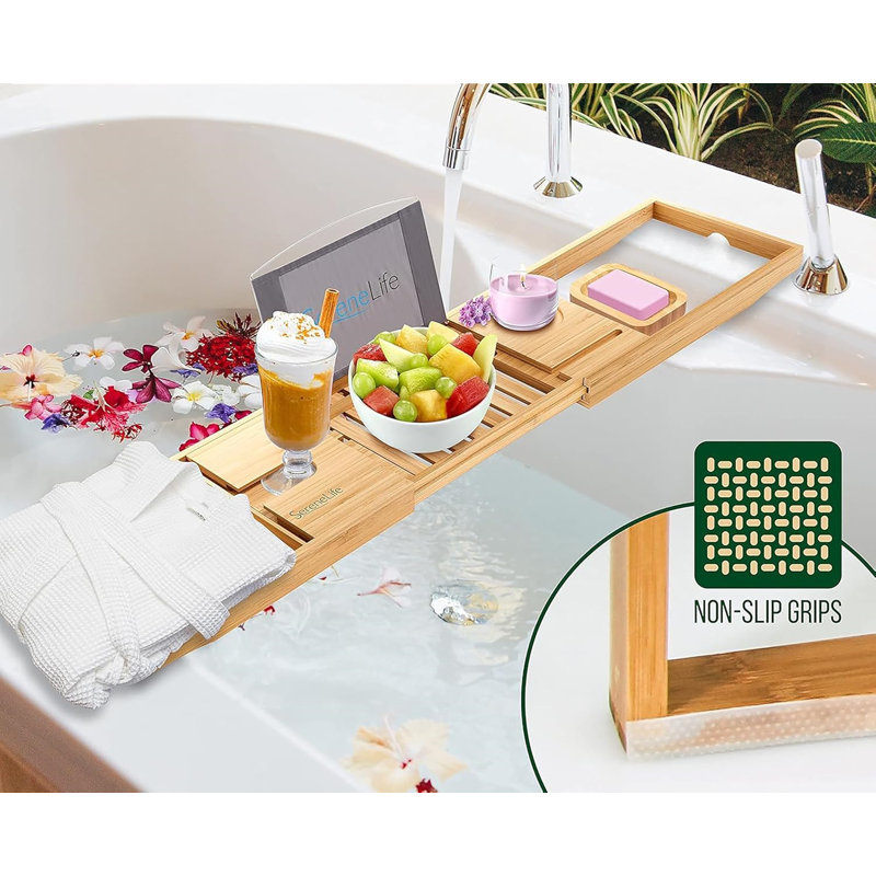 Bamboo Bathroom Accessory Tray