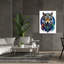 Toile épique Graffiti «Celestial Wolf» par Dean Russo, 40 po x 54 po