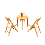 Surfliner Outdoor 4 - Piece Teak Dining Set