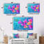 Addiston - Iris, ensemble d'art mural-121578532-121578535-121578536