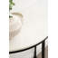 Console en marbre et métal demi-cercle-593048902