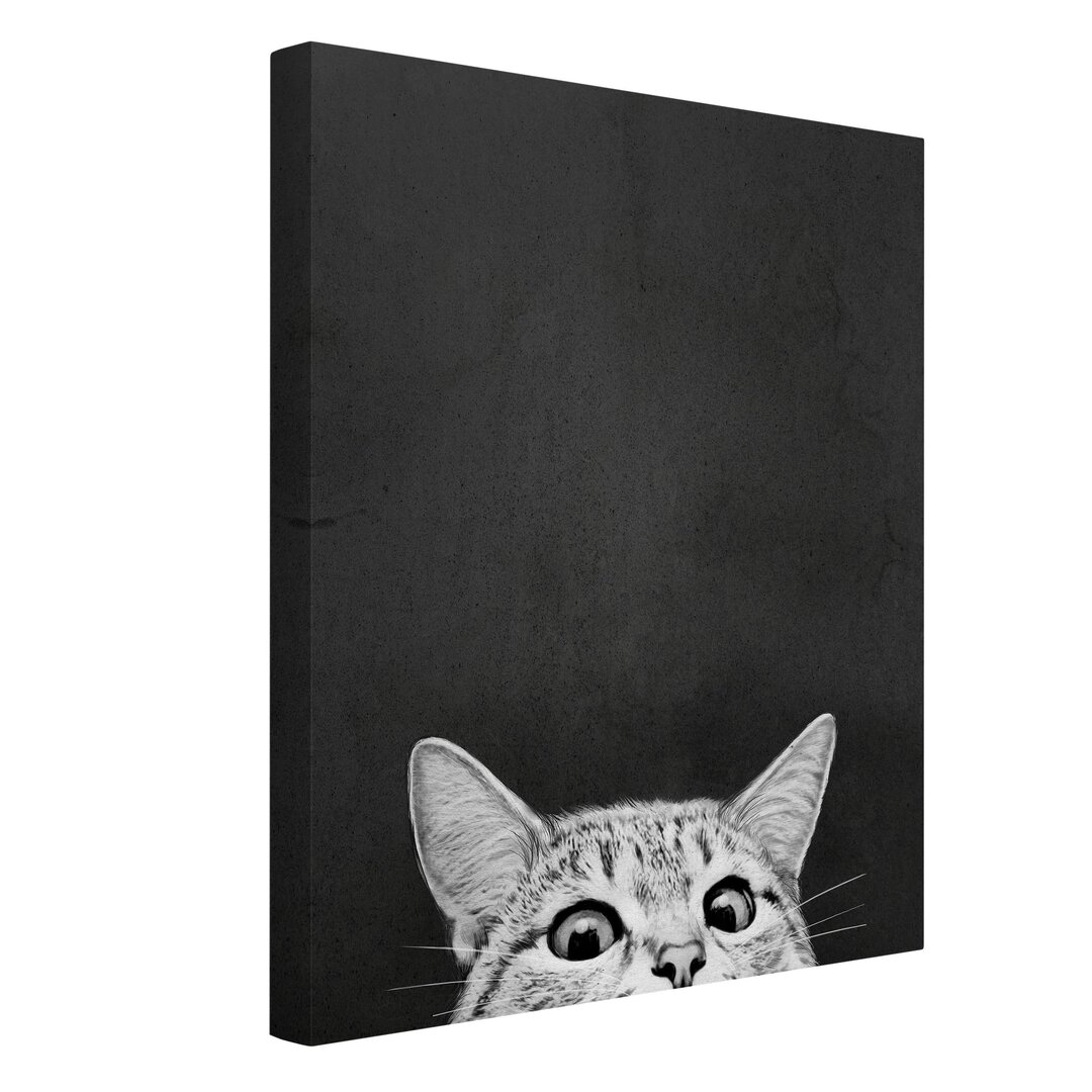 Leinwandbild Illustration Katze