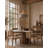 Bent Cement Fiber & Rattan Pendant Shade