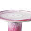 Bain d'oiseaux de jardin, céramique, motif dégradé de rose, ombre fonctionnelle et décorative, jardin en céramique, patio, style contemporain, attire les oiseaux