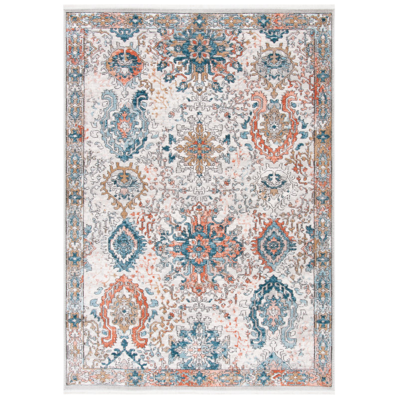 Hand-Knotted Transitional Gray & Green Synthetic Area Rug - 30"x5"
