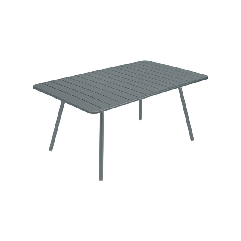 Luxembourg Outdoor Dining Table, Storm Gray, 39.5" W x 65" L x 29" H