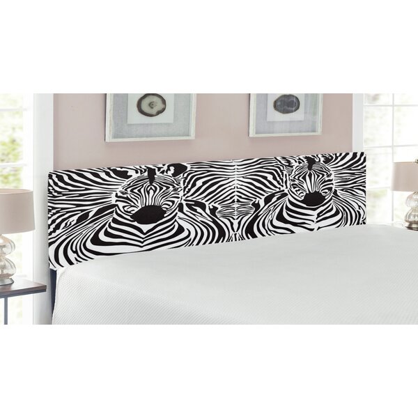 Home Soft Things Animal Pattern FauxFur Bedrest, Need Assembly - 28 x 30 x17 - Zebra