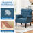 Azani 29" W Tufted Armchair-1695677874