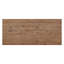 Ensemble de salle à manger rectangulaire en bois récupéré avec chaises roulées Gwendoline-690435092-690435083