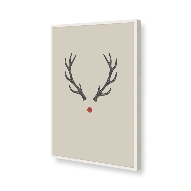 Reproduction d'art «Red Nose», 8 po x 10 po, Blanc opaque