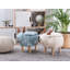 Solid + Manufactured Wood Accent Stool-2085220212