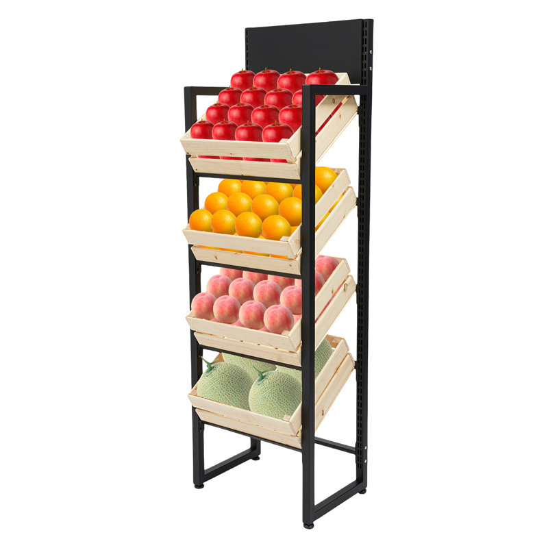 Merchandiser en fer Moriam l 20,4 po, Naturel