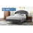 Lana Queen Performance Velvet Wingback Platform Bed-1376148131