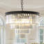 Luminaire plafonnier semi-encastré à 12 lumières de 12 po en cristal à 12 lumières Dimmale-1959359362