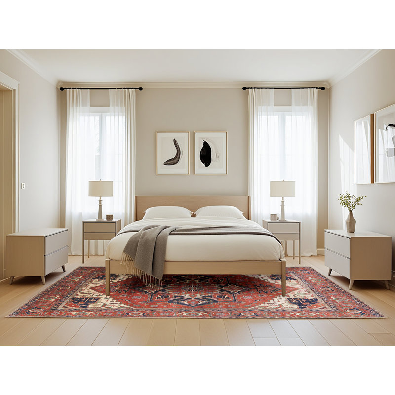 Oriental Indoor Rug, Rectangle 5' x 8'