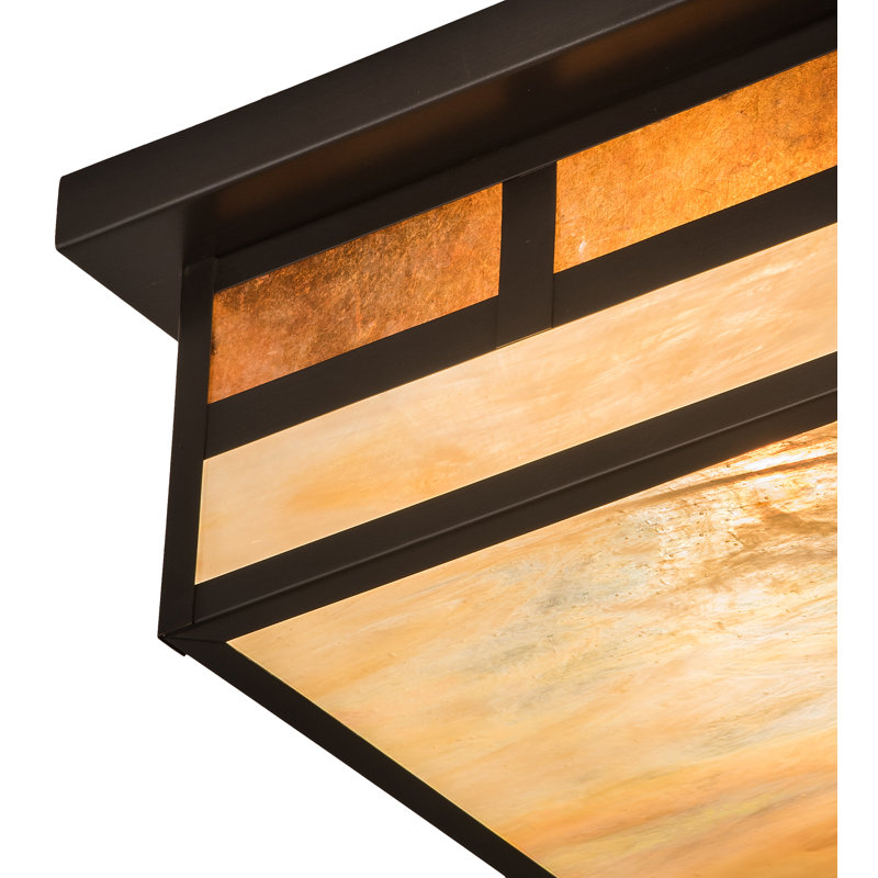 Plafonnier encastré carré 17 po 1 lumières Youngblood