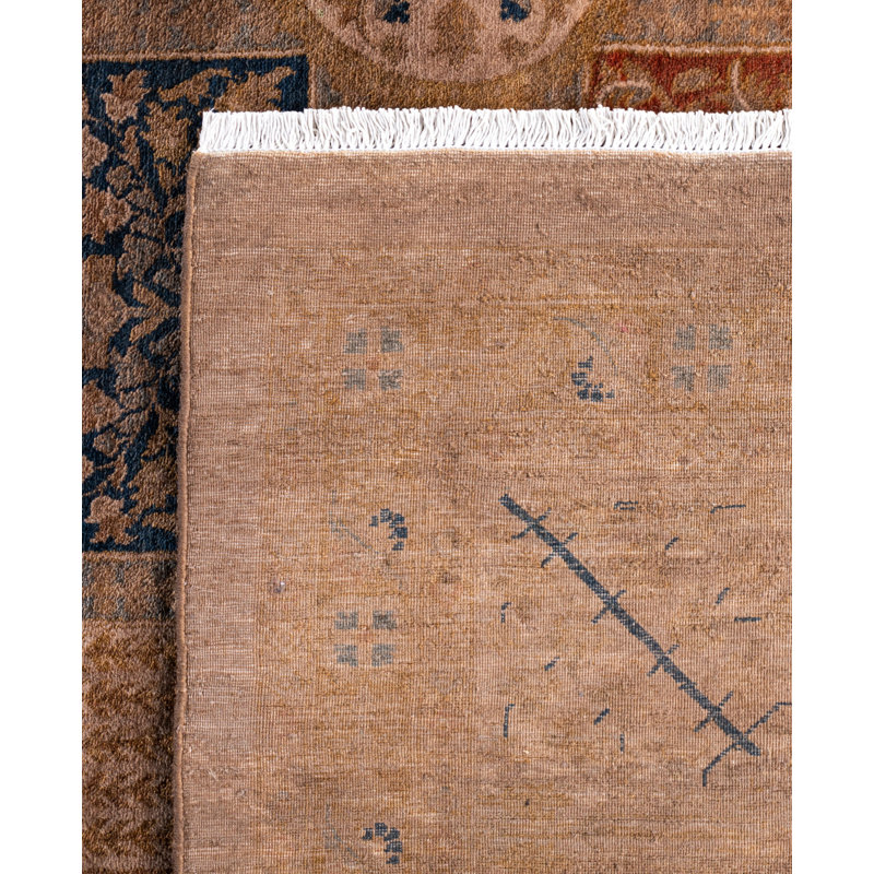 Overdyed One-of-a-Kind 10' 3" X 18' 10" Hand Knotted Area Rug