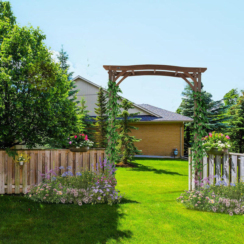 60'' X 78' 'Wooden Garden Arbor