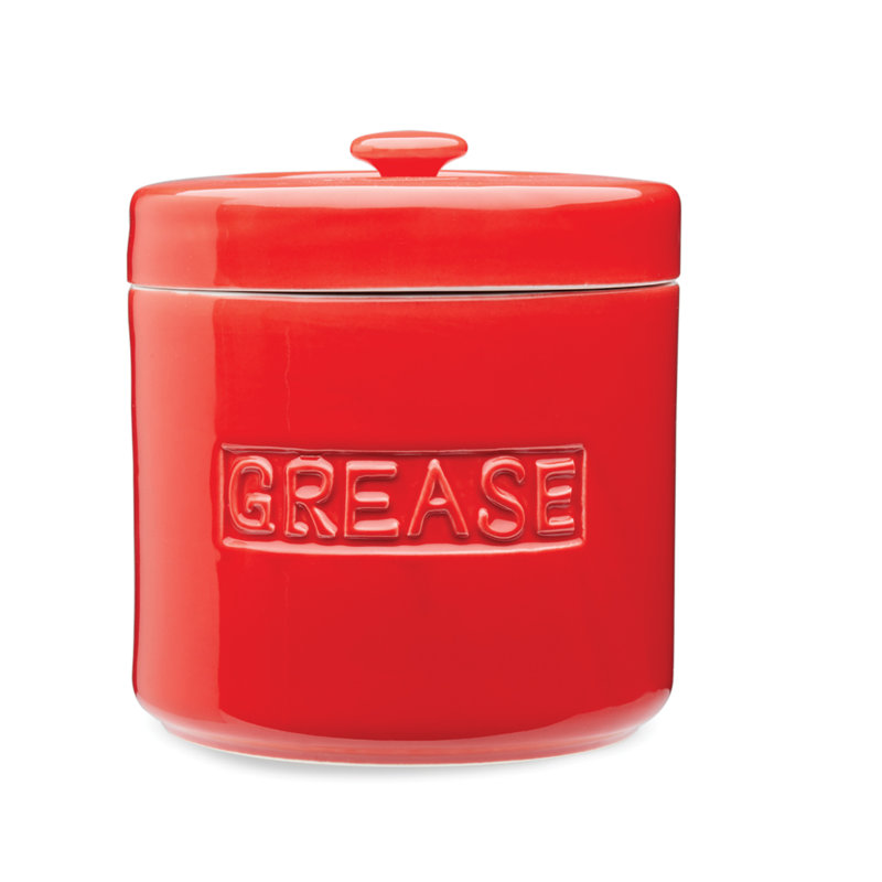 Pot de cuisine à graisse, Rouge