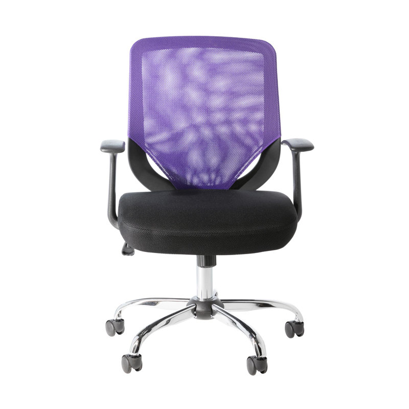 Purple Mesh Back Desk Chair
