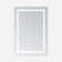 Charlyne 24"x30" LED Medicine Cabinet Defogger, 3X Vertically Adjustable Magnifying Mirror