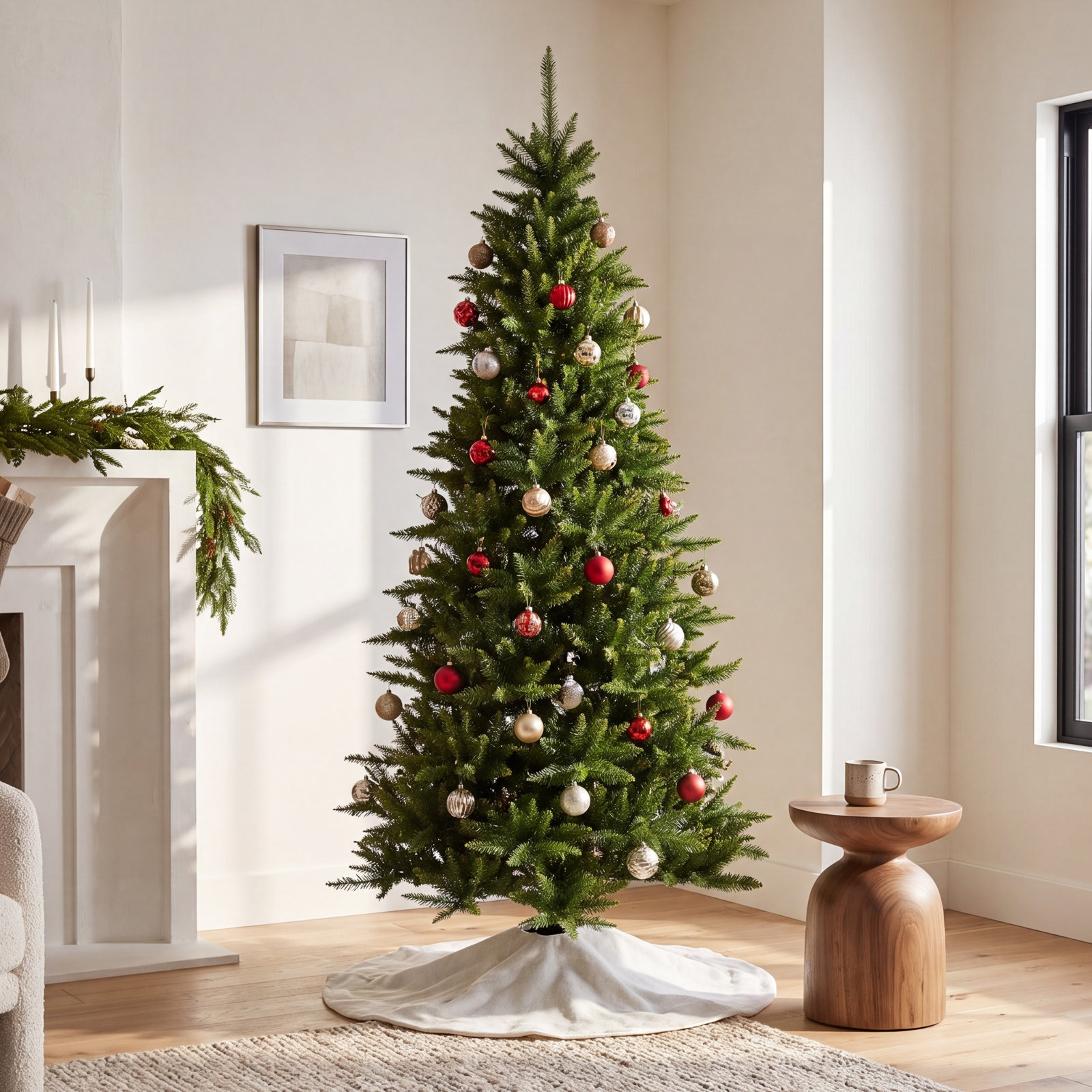 Peabody 12' Fir Christmas Tree, 7.5'
