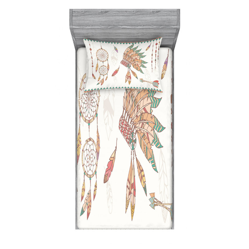 Microfiber Sheet Set, Twin Sheet Set with Fitted Sheet