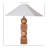 Sandie 23" Table Lamp with Cotton Shade