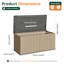 JolyDale 142 cm W Water Resistant Deck Box-135573956