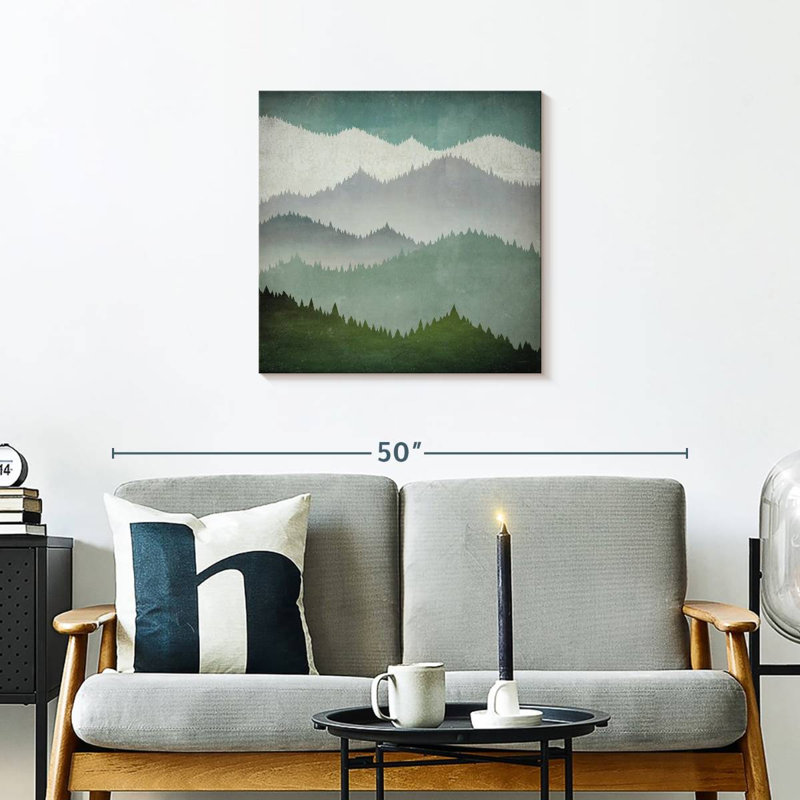 Forest's First Snow, 24" H x 24" W
