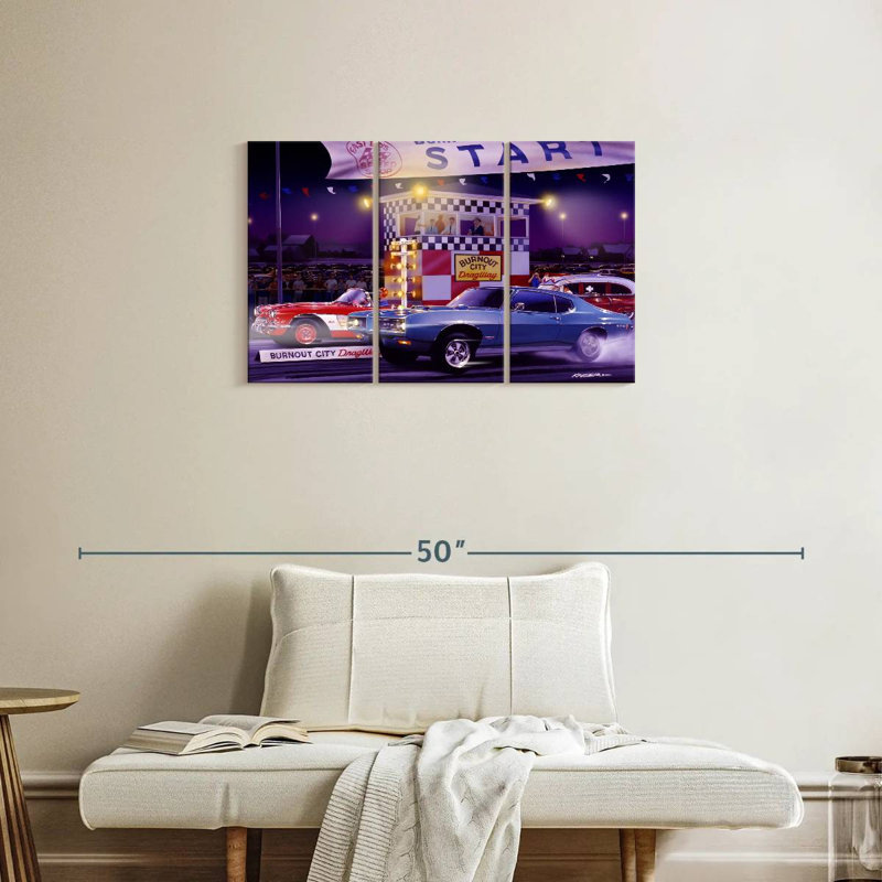 Mehar Drag City, 20" H x 33" W