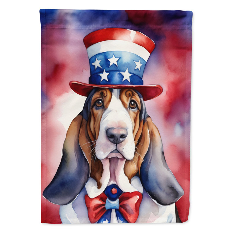 Drapeau patriotique de la maison américaine, Basset hound