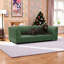 Canapé pour animaux 56,5 po rectangulaire pour chiens de taille moyenne / grande, structure en bois avec dossier et accoudoirs, coussin moelleux-2046848030