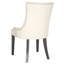 Chaise d'appoint rembourrée Aleshia en bleu clair-1169484970