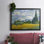 Champ de blé avec cyprès, reproduction sur toile
