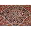 Tapis perse Heriz à motif de teinture végétale antique noué à la main 8 x 12