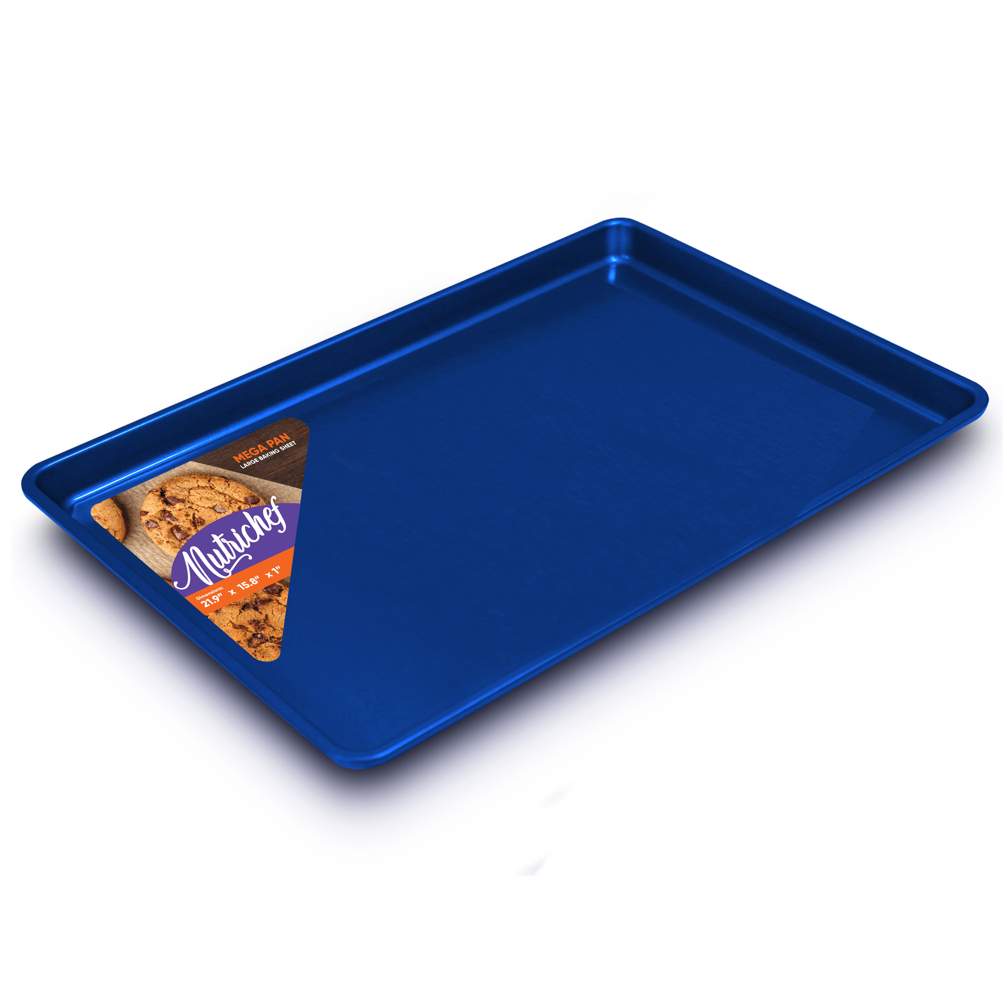 Farberware Steel 11 x 17 and 10 x 15 Nonstick Baking Sheet, Blue