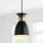 Bullington 1 - Light Black/Brass Gold Pendant