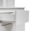 Armoire garde-manger de 74 po avec station de charge, buffet autoportant avec tiroirs, garde-manger moderne avec support à micro-ondes pour cuisine, salon, salle à manger