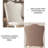 White Solid back side Chair(Set of 2)