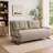 Sleeper Sofa Chair – 4-In-1 Folding Guest Bed In Tartan Fabric For Small Spaces-1829185675