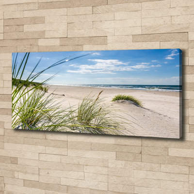 Mrzeżyno Beach - Wrapped Canvas Print