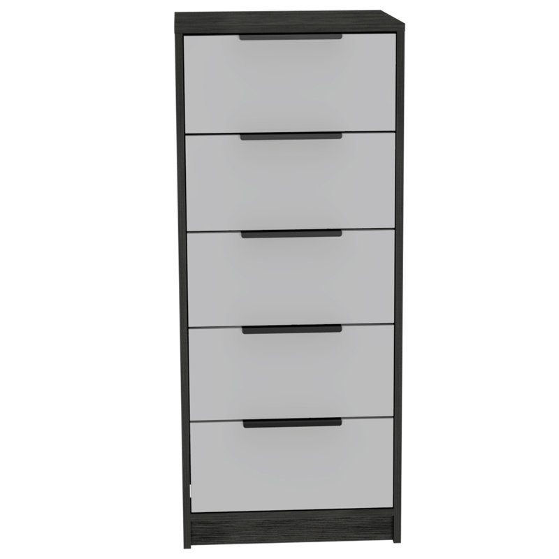 Commode verticale 5 tiroirs Kaia