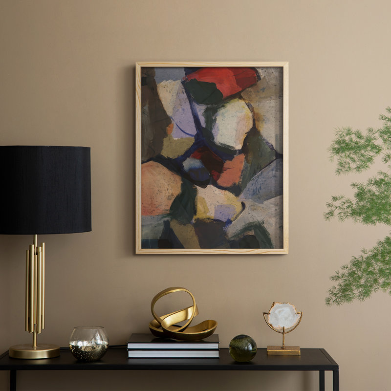 Stoneseeker II, reproduction encadrée - bois massif, Naturel, H 11 po x l 9 po