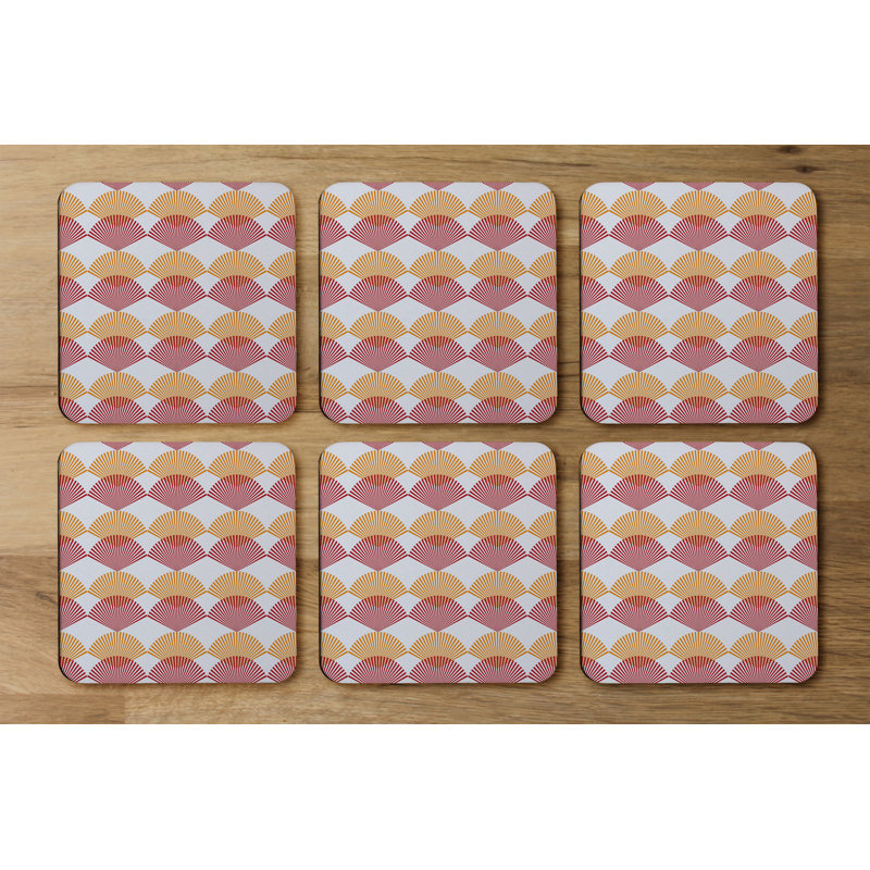 Square 6 Piece Coaster Set