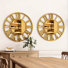 Ensemble d'horloge murale miroir 31,5 "2 pièces