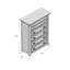 Commode 5 tiroirs Kristel
