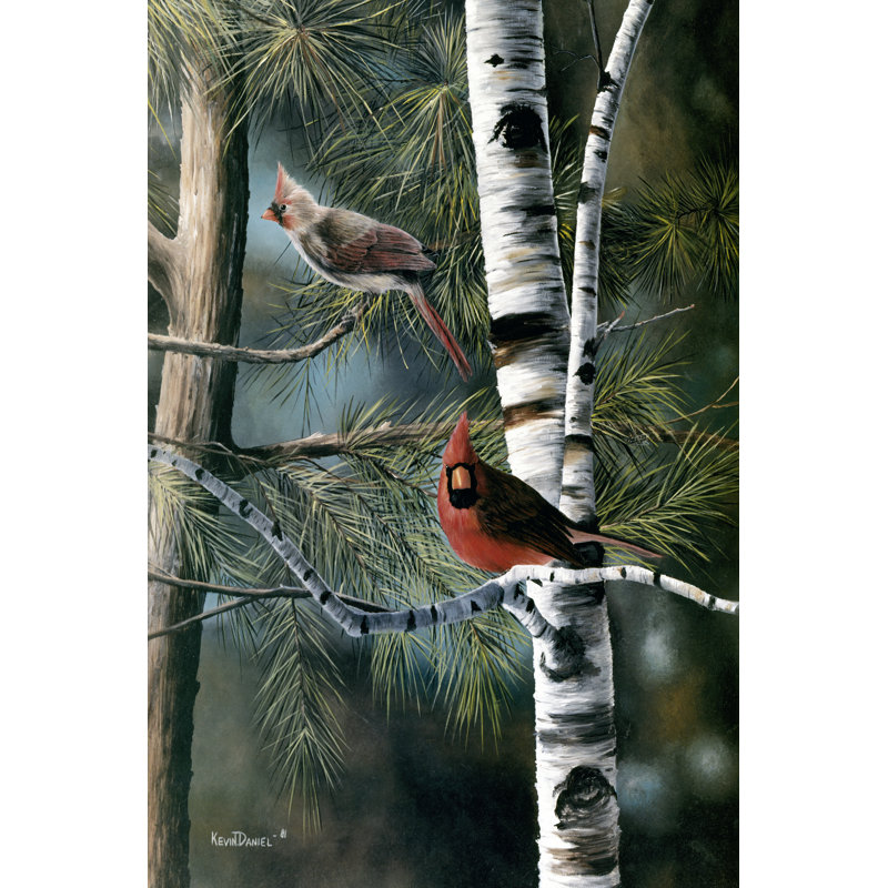 " A Touch Of Red " by Kevin Daniel, 12" H x 8" W x 1" D