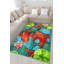 Tapis multicolore à motif de roche et de poisson Koi-1247804001